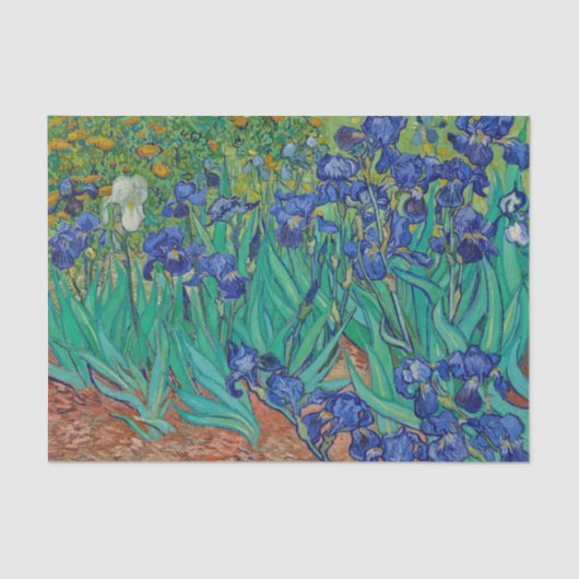 Van Gogh Irise Floral Painting Tissuepapier (Voorkant)