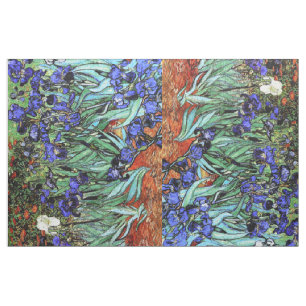 Van Gogh Irise Flowers Floral Fabric Stof