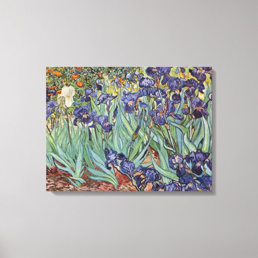 Van Gogh Irise Impressionist Painting Canvas Afdruk (Voorkant)