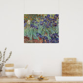 Van Gogh Irise Impressionist Painting Poster (Keuken)