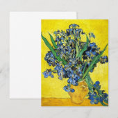 Van Gogh Irise-uitnodigingen Kaart (Voorkant / Achterkant)