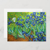 Van Gogh Irises Briefkaart (Voorkant / Achterkant)