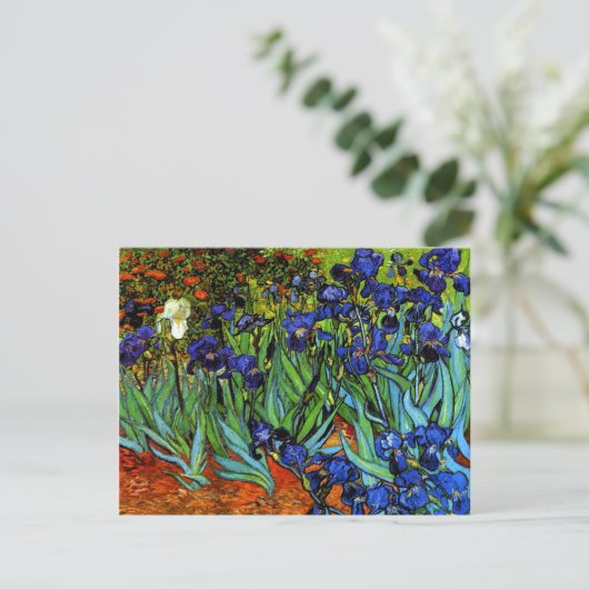 Van Gogh - Irises Briefkaart (Staand voorkant)