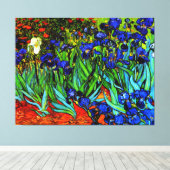 Van Gogh - Irises Canvas Afdruk (Insitu (Houten vloer))