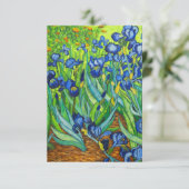 Van Gogh Irises Card (Staand voorkant)