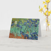 Van Gogh Irises, Carte pour notes (Fleur jaune)