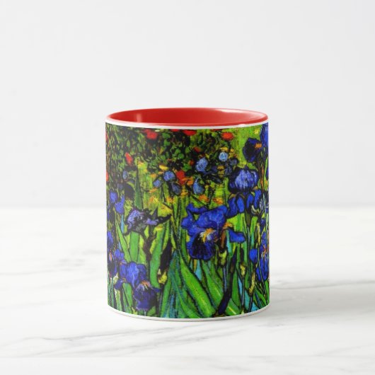 Van Gogh - Irises, de beroemde Vincent van Gogh sc Mok (Midden)