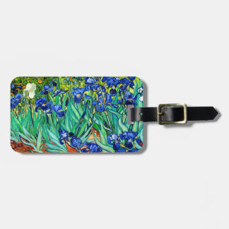Van Gogh Irises (F608)  Fine Art Bagagelabel