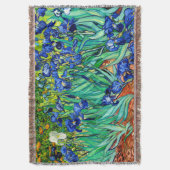Van Gogh Irises (F608)  Fine Art Deken (Voorkant Verticaal)