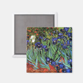 Van Gogh Irises (F608) Fine Art Magneet (Voorkant / Achterkant)
