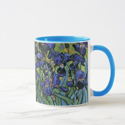 Van Gogh Irises (F608)  Fine Art Mok (Rechts)