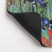 Van Gogh Irises (F608)  Fine Art Muismat (Hoek)