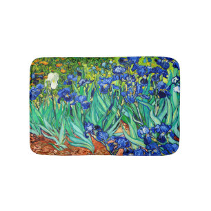 Van Gogh Irises (F608) Vintage Fijn Art. Badmat