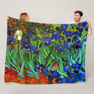 Van Gogh - Irises Fleece Deken