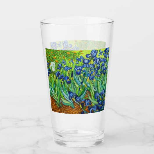 Van Gogh Irises Glas (Voorkant)