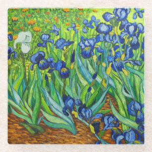 Van Gogh Irises Glazen Onderzetter