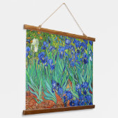 Van Gogh  Irises Hangend Wandkleed (Gebogen)