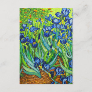 Van Gogh Irises Informatiekaartje