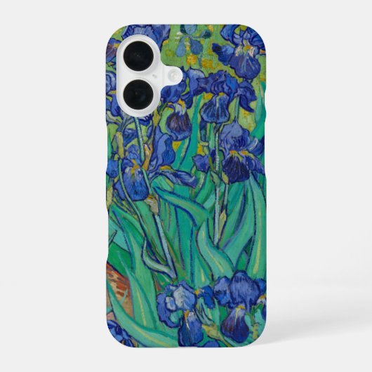 Van Gogh Irises iPhone 16 Hoesje (Achterkant)