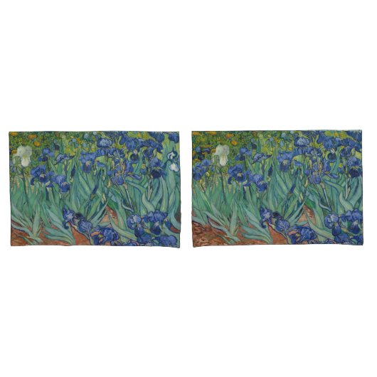 Van Gogh  Irises Kussensloop (Voorkant-Set)