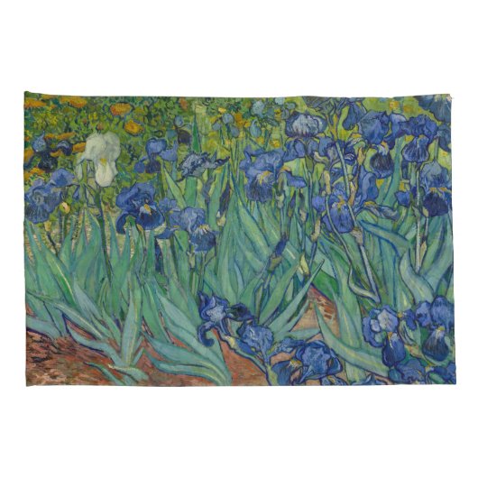 Van Gogh Irises Kussensloop (Achterkant-Rechts)