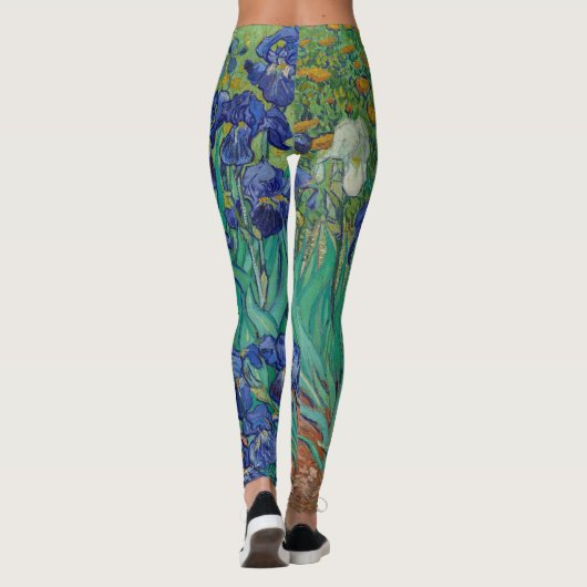 Van Gogh Irises Leggings (Dos)