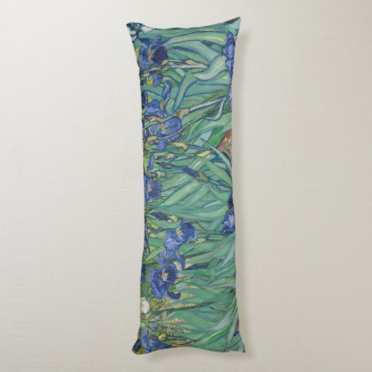 Van Gogh  Irises Lichaamskussen (Achterkant (Verticaal))