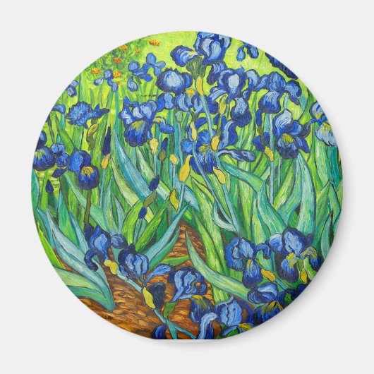 Van Gogh Irises Magneet (Voorkant)