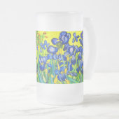 Van Gogh Irises Matglas Bierpul (Voorkant rechts)