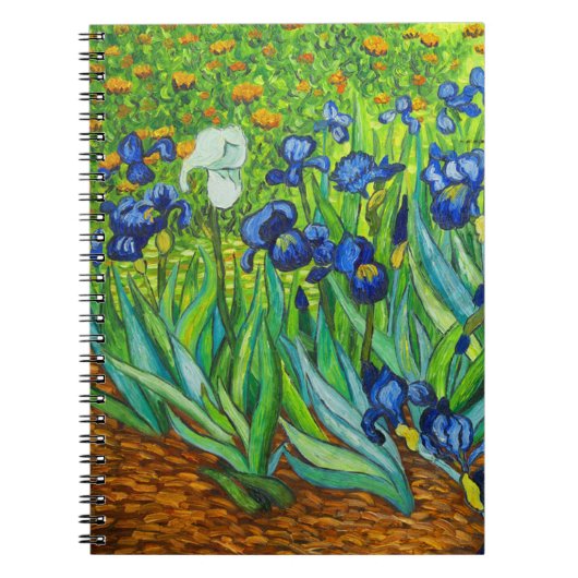 Van Gogh Irises Notitieboek (Voorkant)