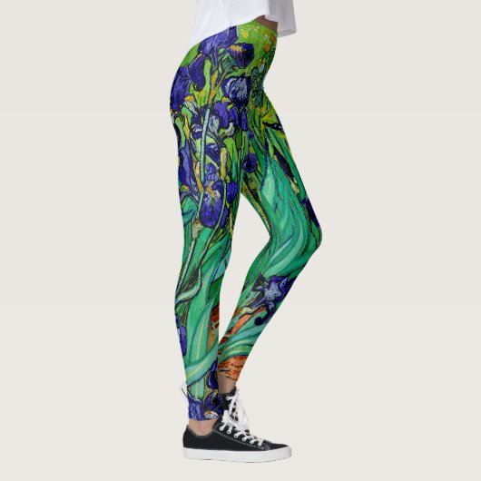 Van Gogh Irises/Paars/St. Remy Leggings (Rechts)