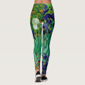 Van Gogh Irises/Paars/St. Remy Leggings (Achterkant)