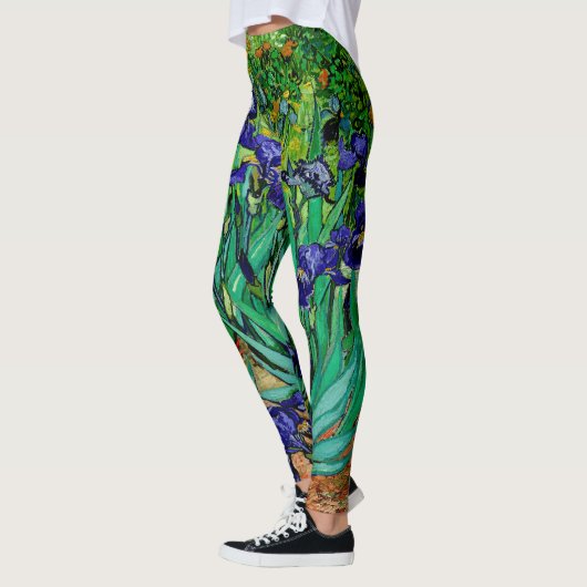 Van Gogh Irises/Paars/St. Remy Leggings (Links)