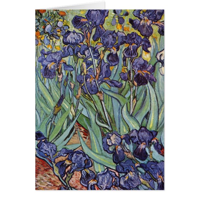 Van Gogh Irises Peinture impressionniste (Devant)