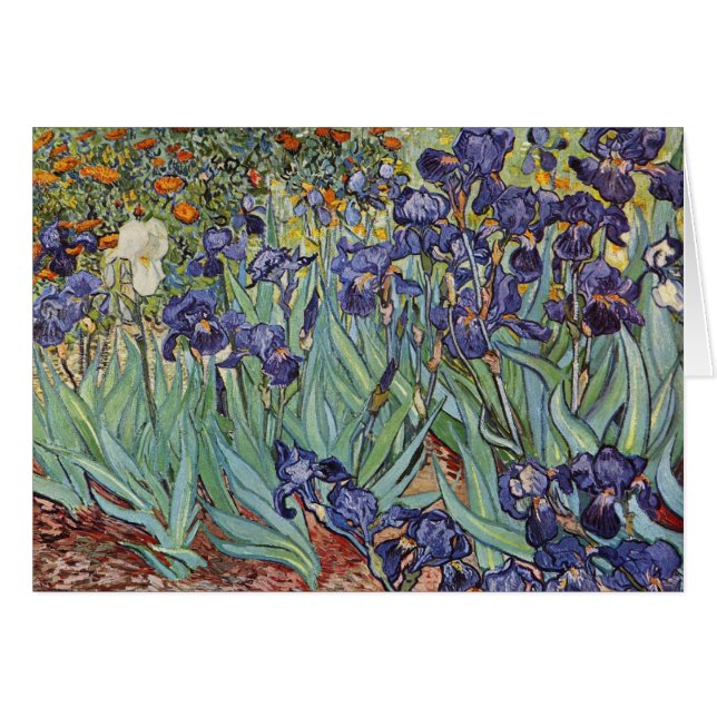 Van Gogh Irises Peinture impressionniste (Devant horizontal)