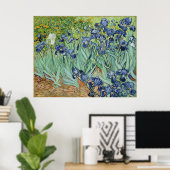 Van Gogh Irises,  Post Impressionisme Art Poster (Thuiskantoor)