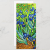 Van Gogh Irises Save The Date (Voorkant / Achterkant)