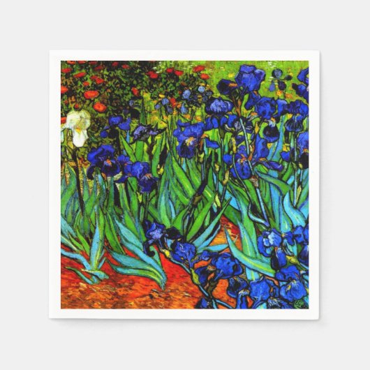 Van Gogh - Irises Servet (Voorkant)