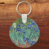 Van Gogh Irises Sleutelhanger (Voorkant)