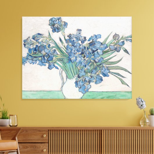Van Gogh "Irisis"  Canvas Afdruk (Insitu (Woonkamer))