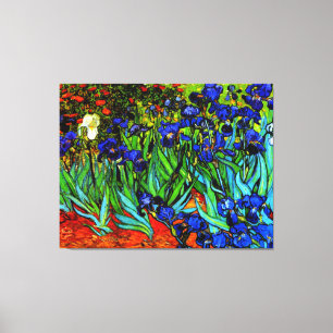 Van Gogh - Irissen Canvas Afdruk