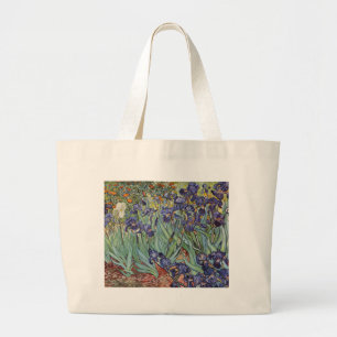 Van Gogh Irissen Impressionistisch Schilderij Grote Tote Bag