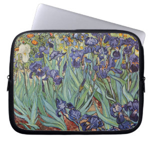 Van Gogh Irissen Impressionistisch Schilderij Laptop Sleeve