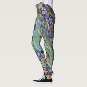 Van Gogh Irissen Impressionistisch Schilderij Leggings