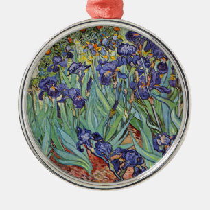 Van Gogh Irissen Impressionistisch Schilderij Metalen Ornament
