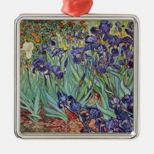 Van Gogh Irissen Impressionistisch Schilderij Metalen Ornament