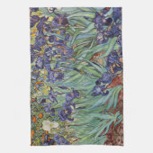 Van Gogh Irissen Impressionistisch Schilderij Theedoek (Verticaal)