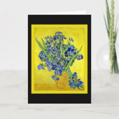 Van Gogh - Irissen ingelijst Kaart (Voorkant)