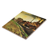 Van Gogh - Iron Mill in Den Haag, Tegeltje (Zijkant)