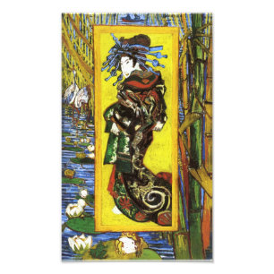 Van Gogh Japonaiserie Oiran Druk Foto Afdruk